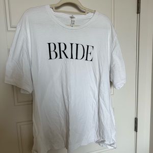 White BRIDE Shirt